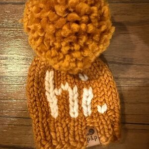 Pine & Poppy Pom Hat